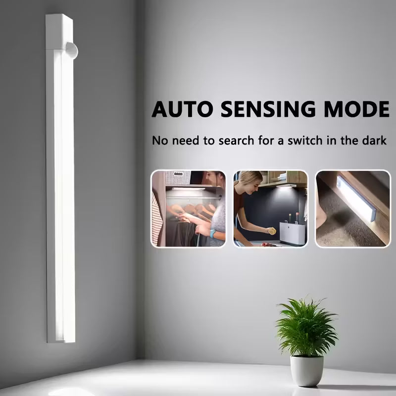 6pcs LED Motion Sensor Cabinet Light – USB Rechargeable Peaceful Pleasures