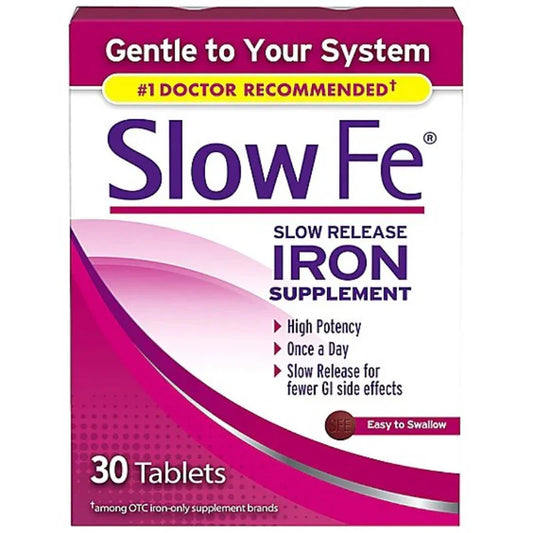 Slow Fe Slow Release Iron 45mg - 30 CT Slow Fe Slow Release Iron 45mg - 30 CT