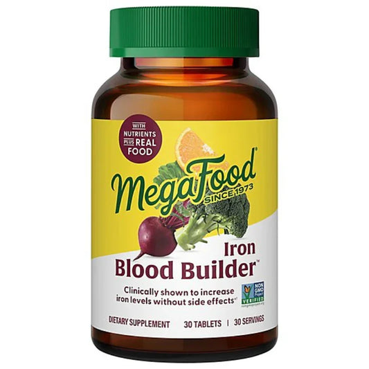 Megafood Blood Builder Iron Supplement - 30 Count Megafood Blood Builder Iron Supplement - 30 Count