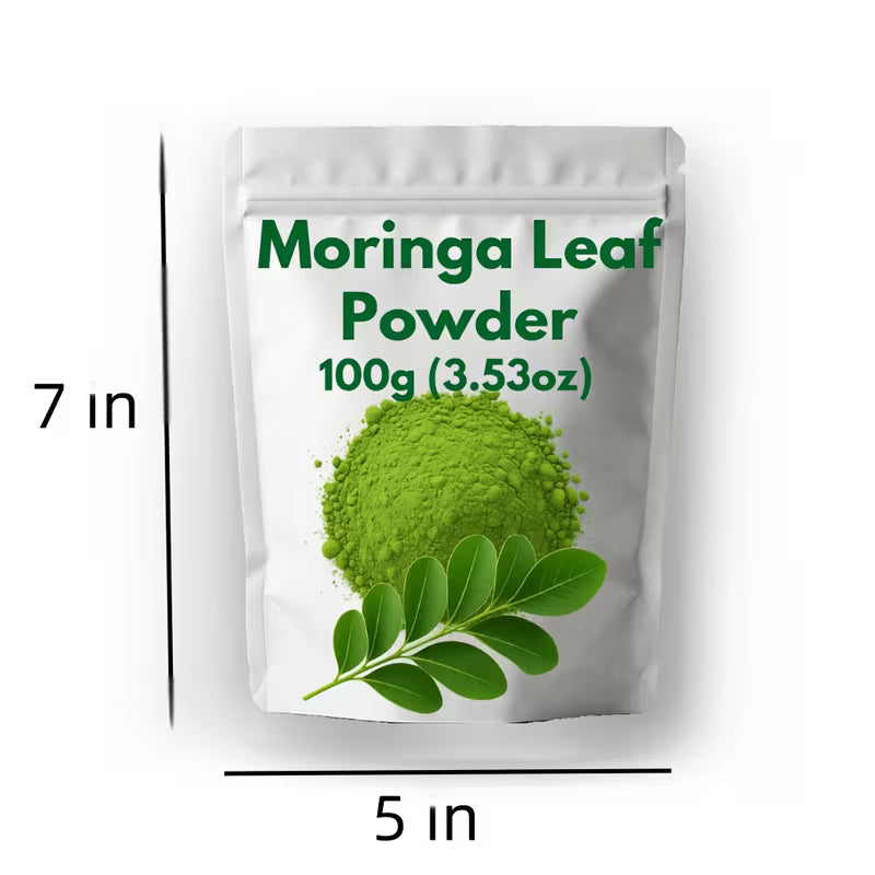 Moringa Green Powder 100G Peaceful Pleasures