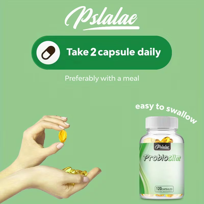 Probioslim – Probiotic + Green Tea Supplement, 120 Capsules Peaceful Pleasures