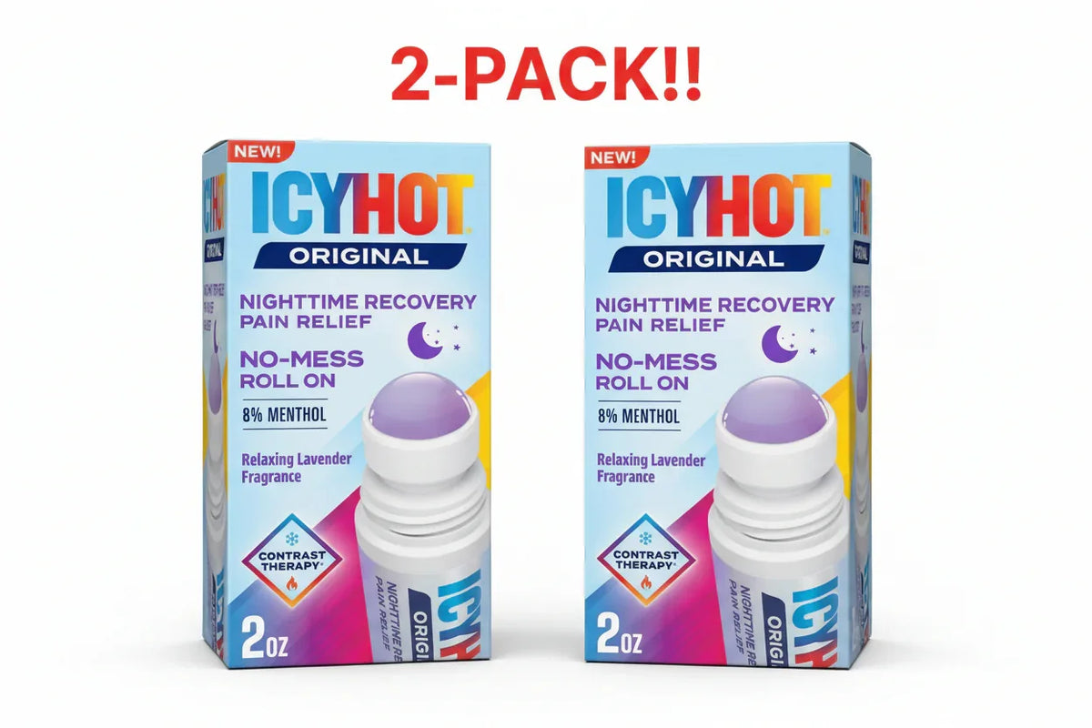 Icy Hot Nighttime Recovery Applicator Roll On 2 Fluid Ounces - 2 Pack