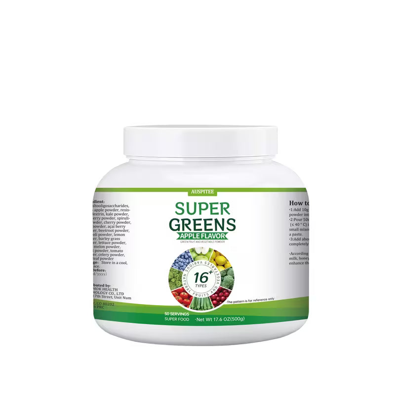 Super Green Powder | Superfood Milkshake 17.6 oz (500G) Peaceful Pleasures