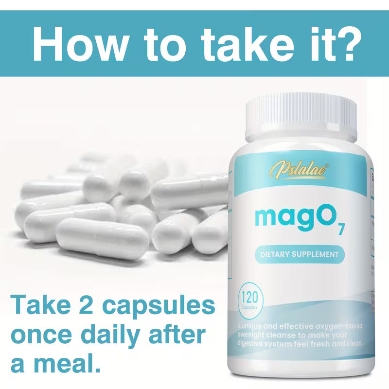 Mago7 Magnesium & Potassium Heart & Nervous System Support 120ct Peaceful Pleasures