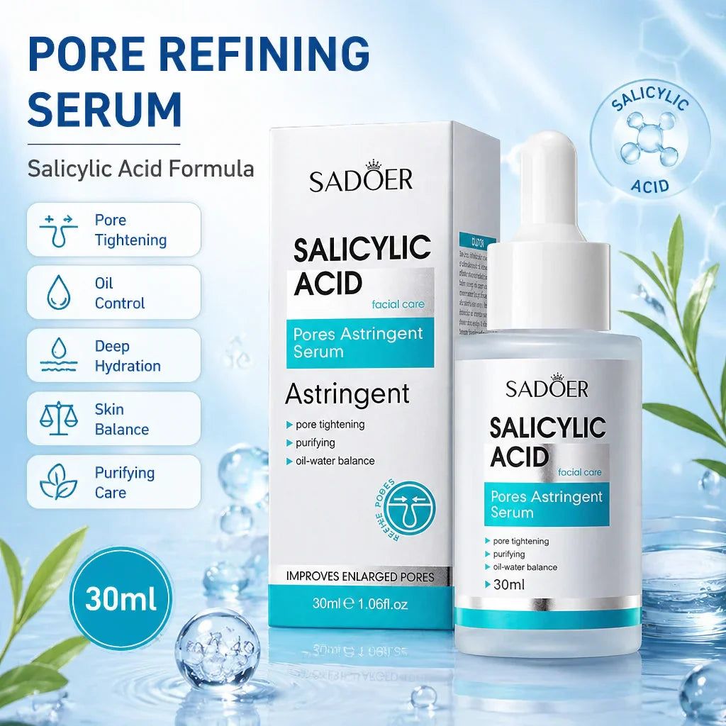 Hyaluronic Acid & Salicylic Acid Face Serum | Pore Tightening