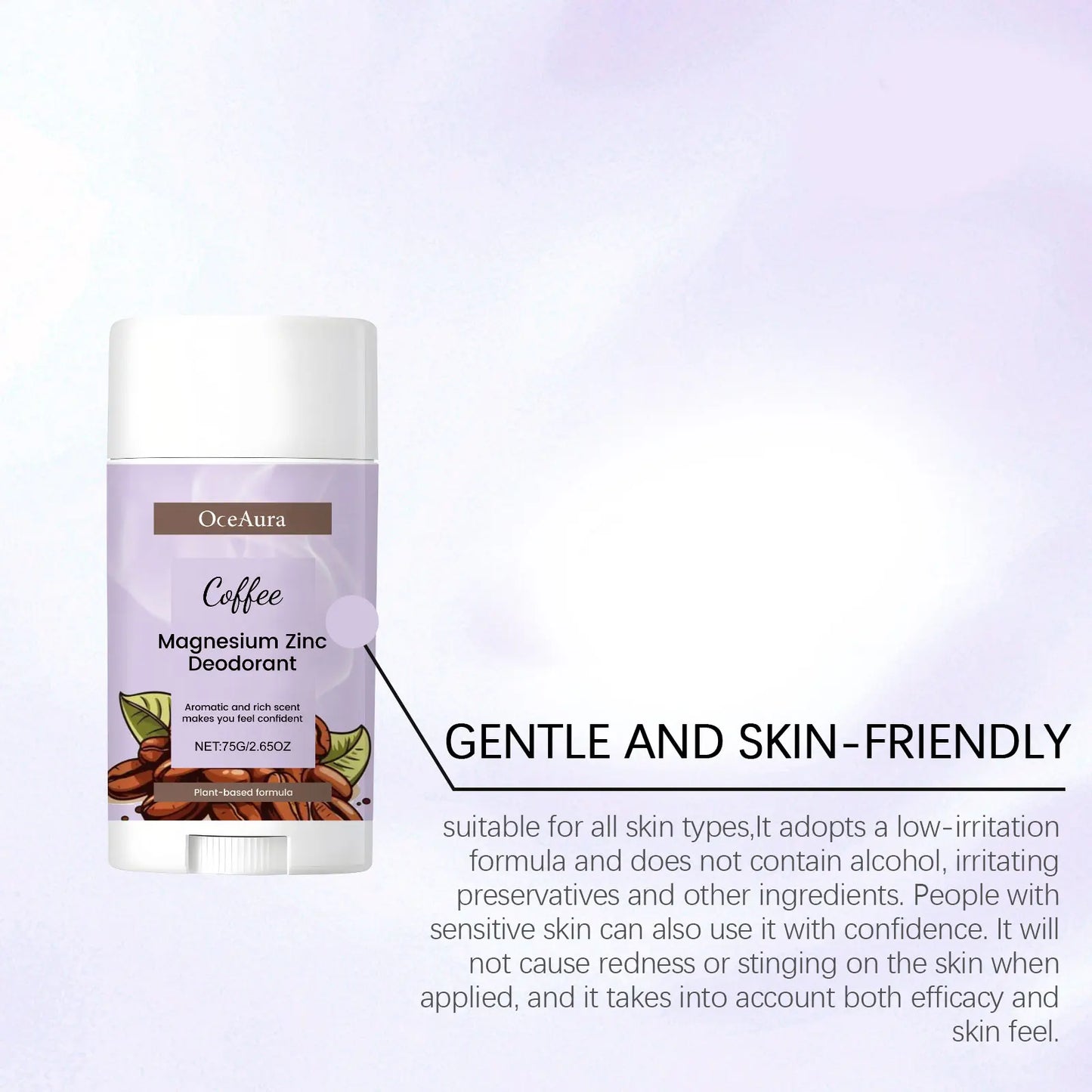 75g Moisturizing Body Deodorant Balm Stick – Alcohol-Free
