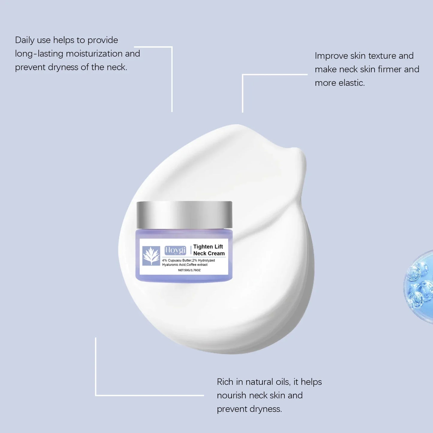 50g Firming Neck Cream – Moisturizing, Tightening & Anti-Aging