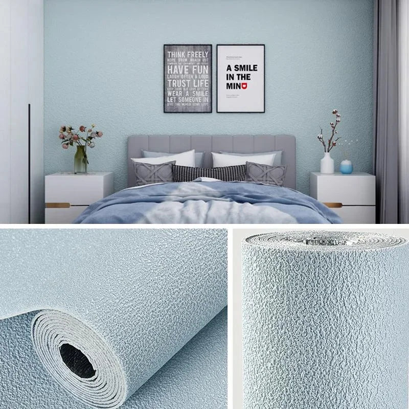3D Linen Foam Peel & Stick Wallpaper | 50cm x 10m Waterproof