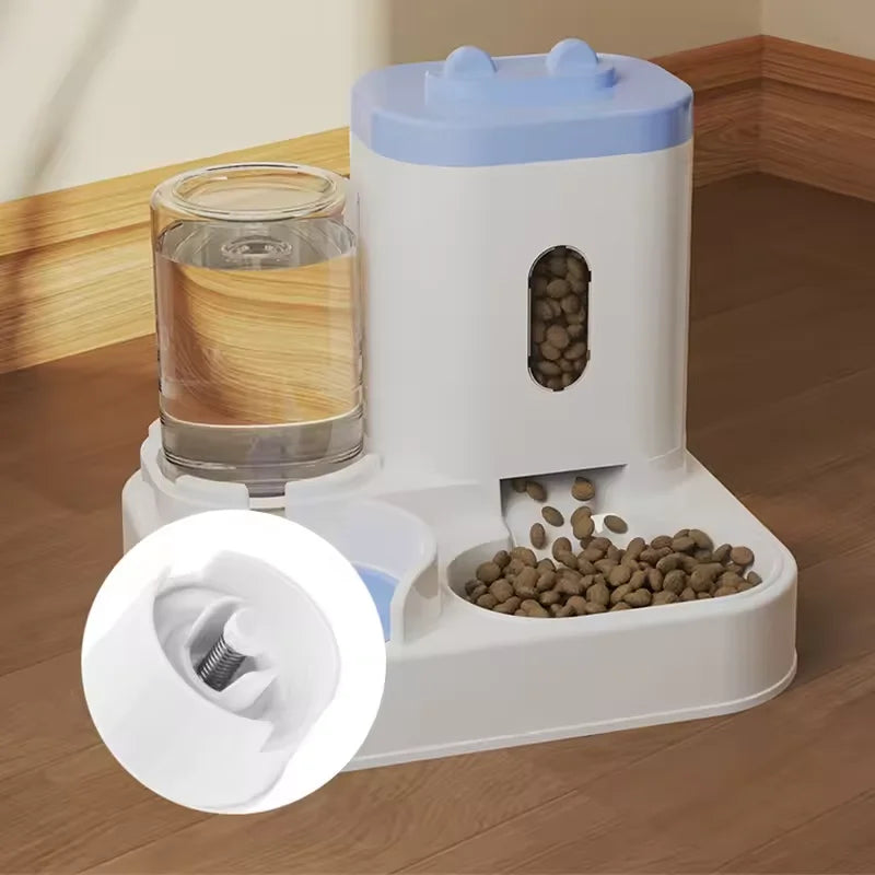 2-in-1 Large Capacity Pet Feeder & Water Dispenser Bowl