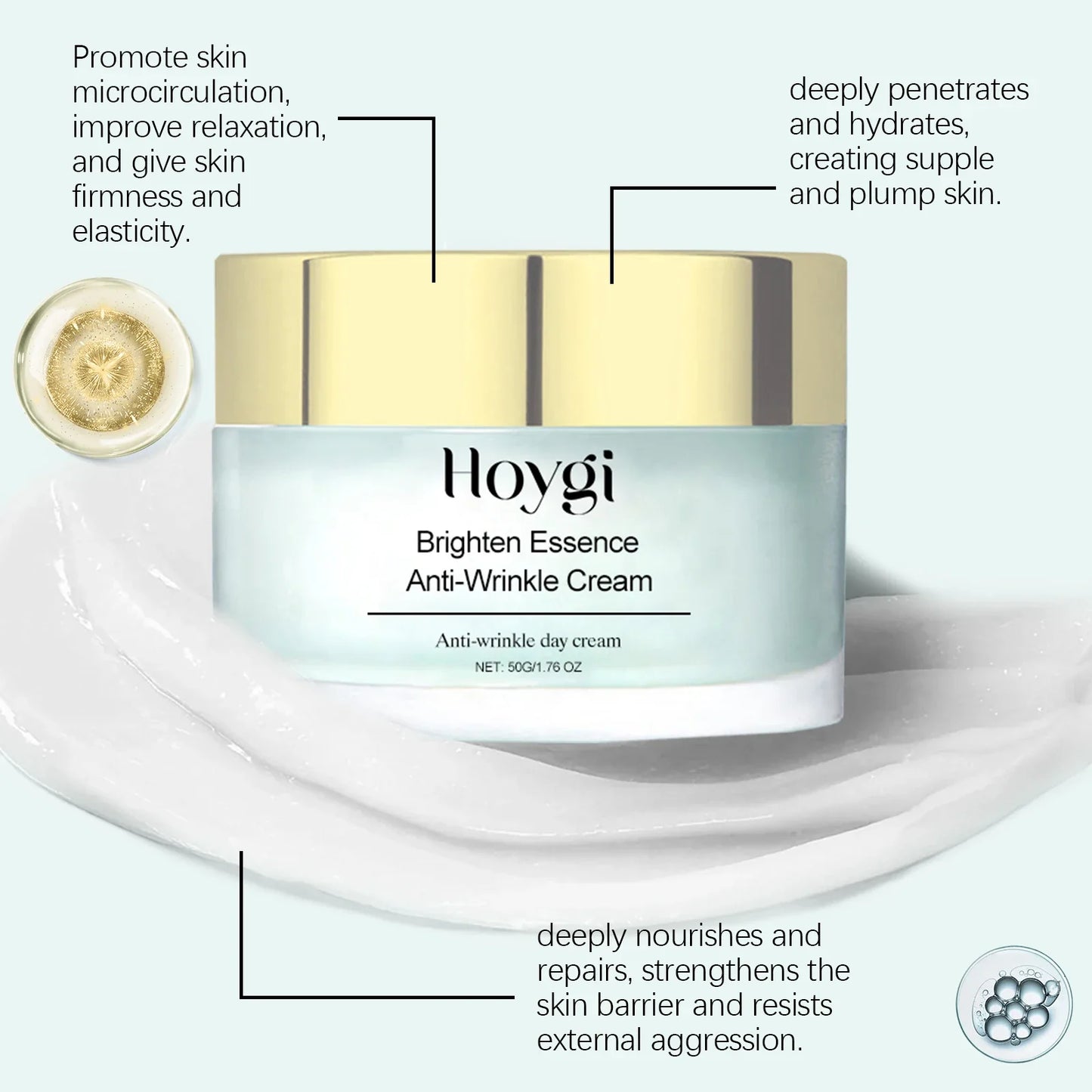 Hoygi Coffee Face & Neck Cream – Firming, Brightening, 50g
