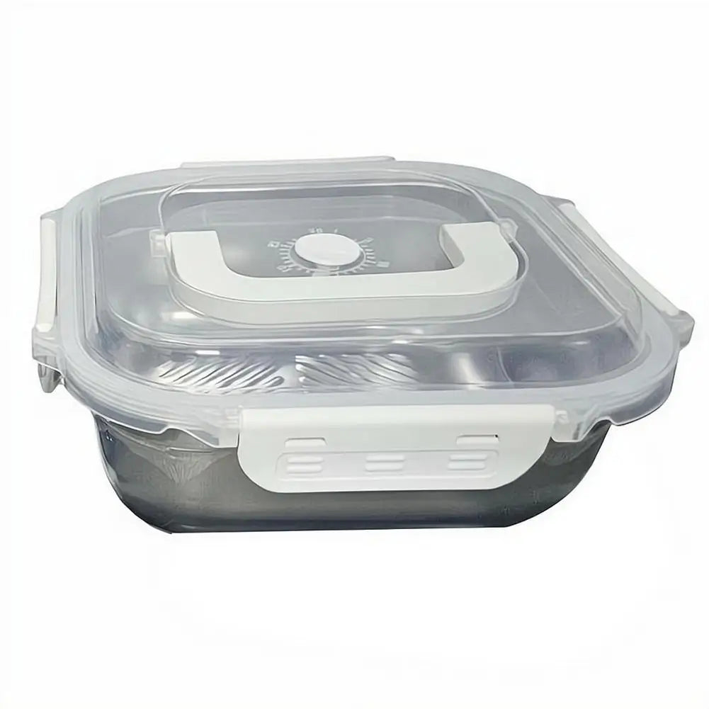 304 Stainless Steel Food Storage Container Leakproof Lunch Box Portable Camping Bento Box for Kitchen Picnic Office Peaceful Pleasures Health and Wellness White