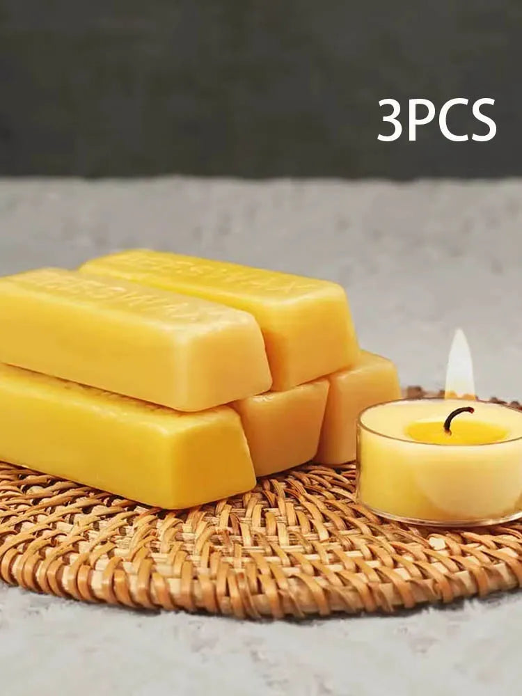 Pure Beeswax Blocks for DIY Candle Making & Aromatherapy