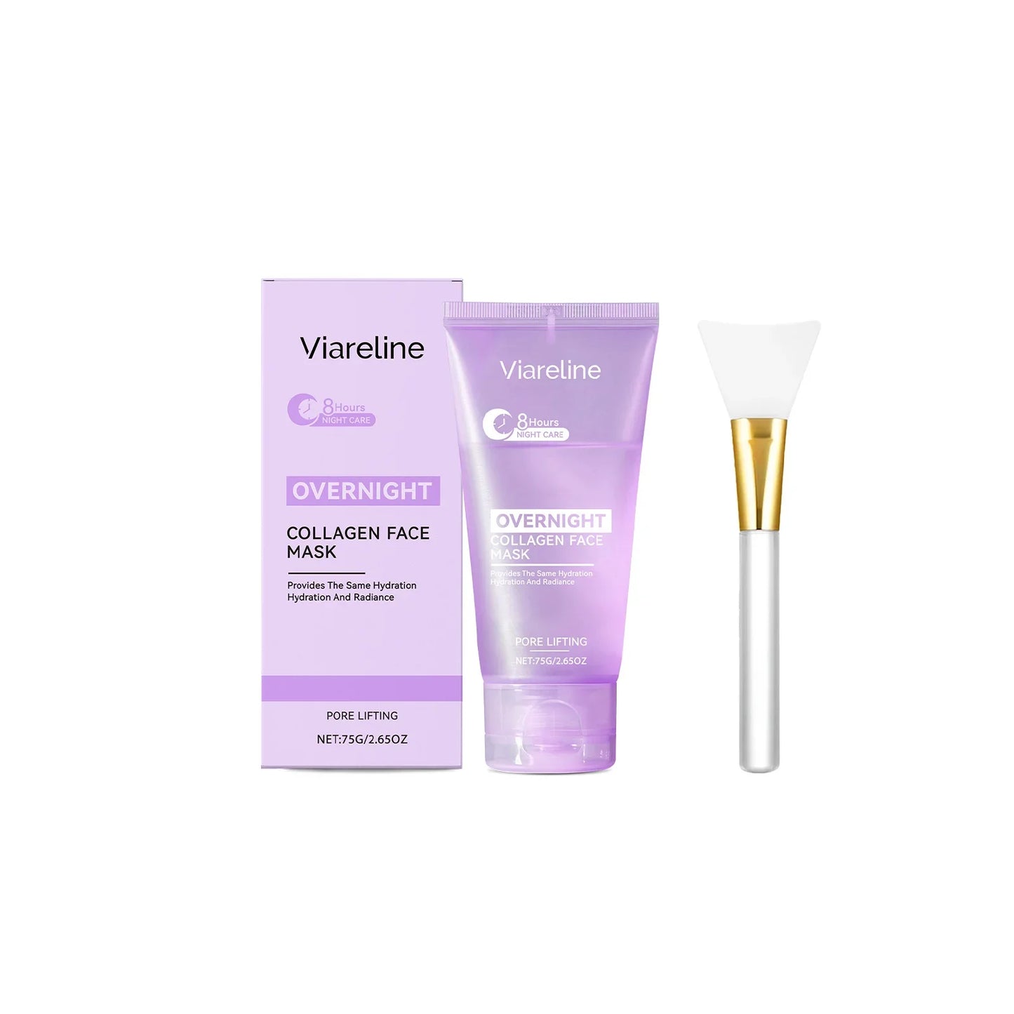 Viareline Collagen Overnight Peel Mask – Hydrate & Refine Pores