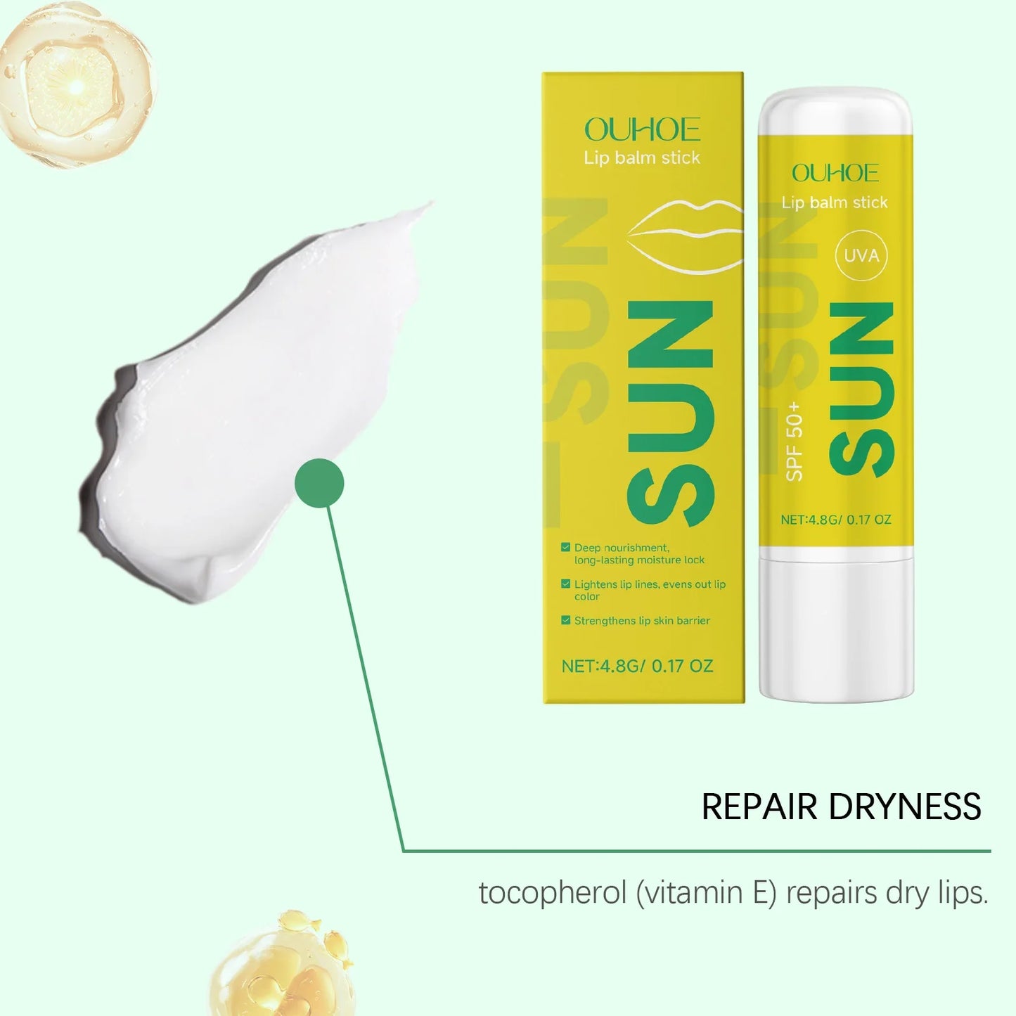 Deep Moisturizing Lip Balm – Fades Lines, SPF & Nourishing