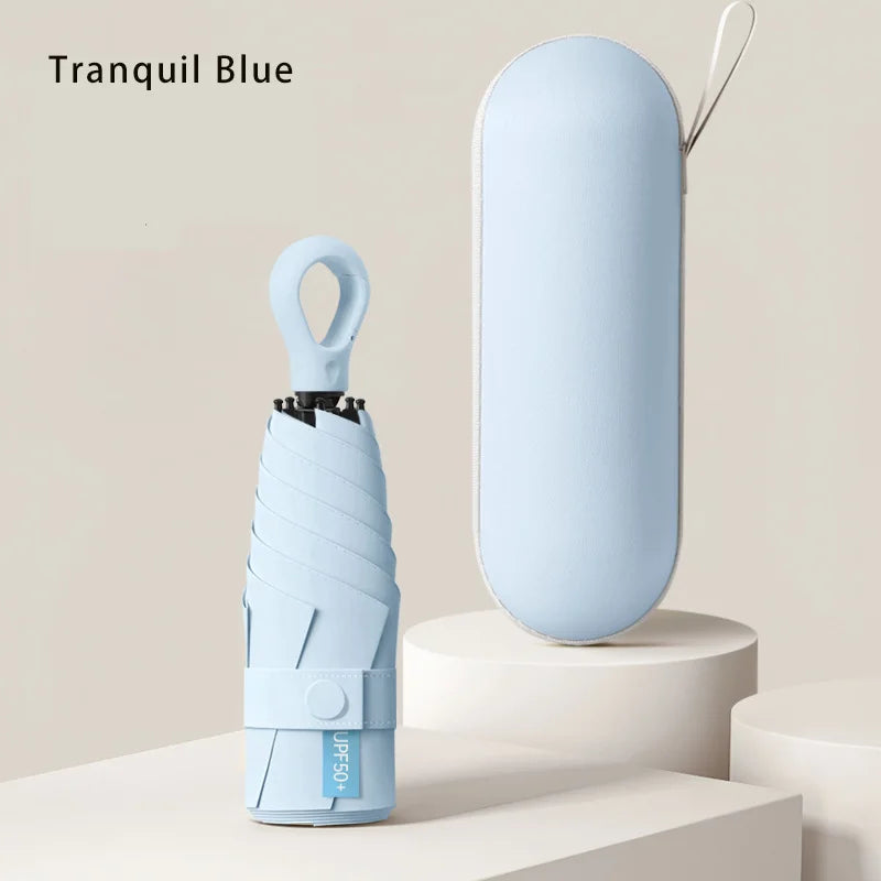 5-Fold Mini Parasol – Windproof, UV & Rain Protection Umbrella