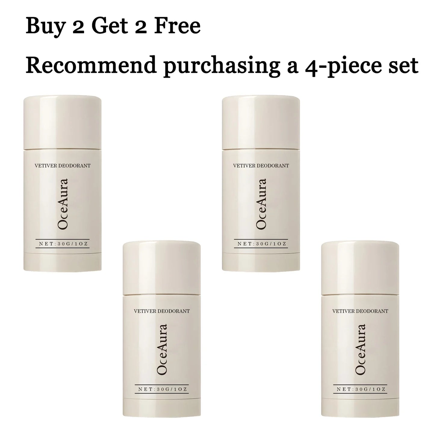 Vetiver Natural Deodorant Stick 30G | Alcohol & Aluminum Free