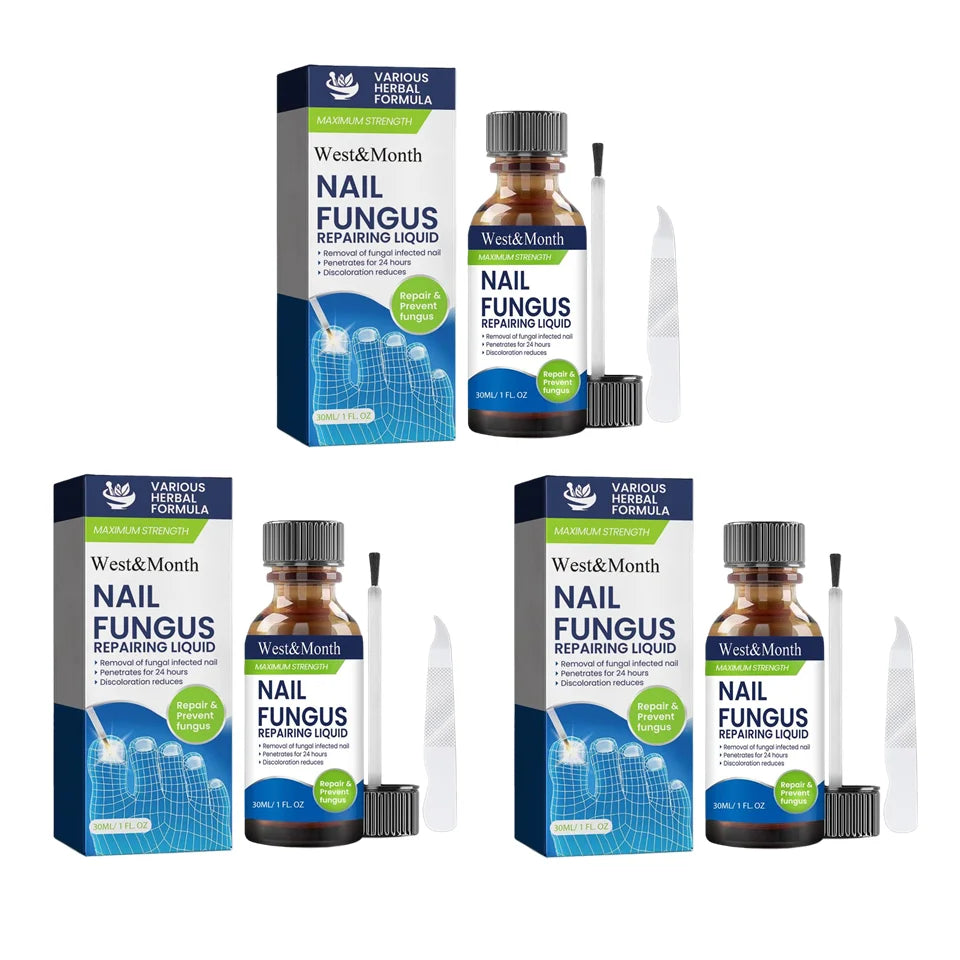 7-Day Nail Repair Serum & Nail Care Essence Oil Nail Repair Serum Peaceful Pleasures Health and Wellness 3Pcs