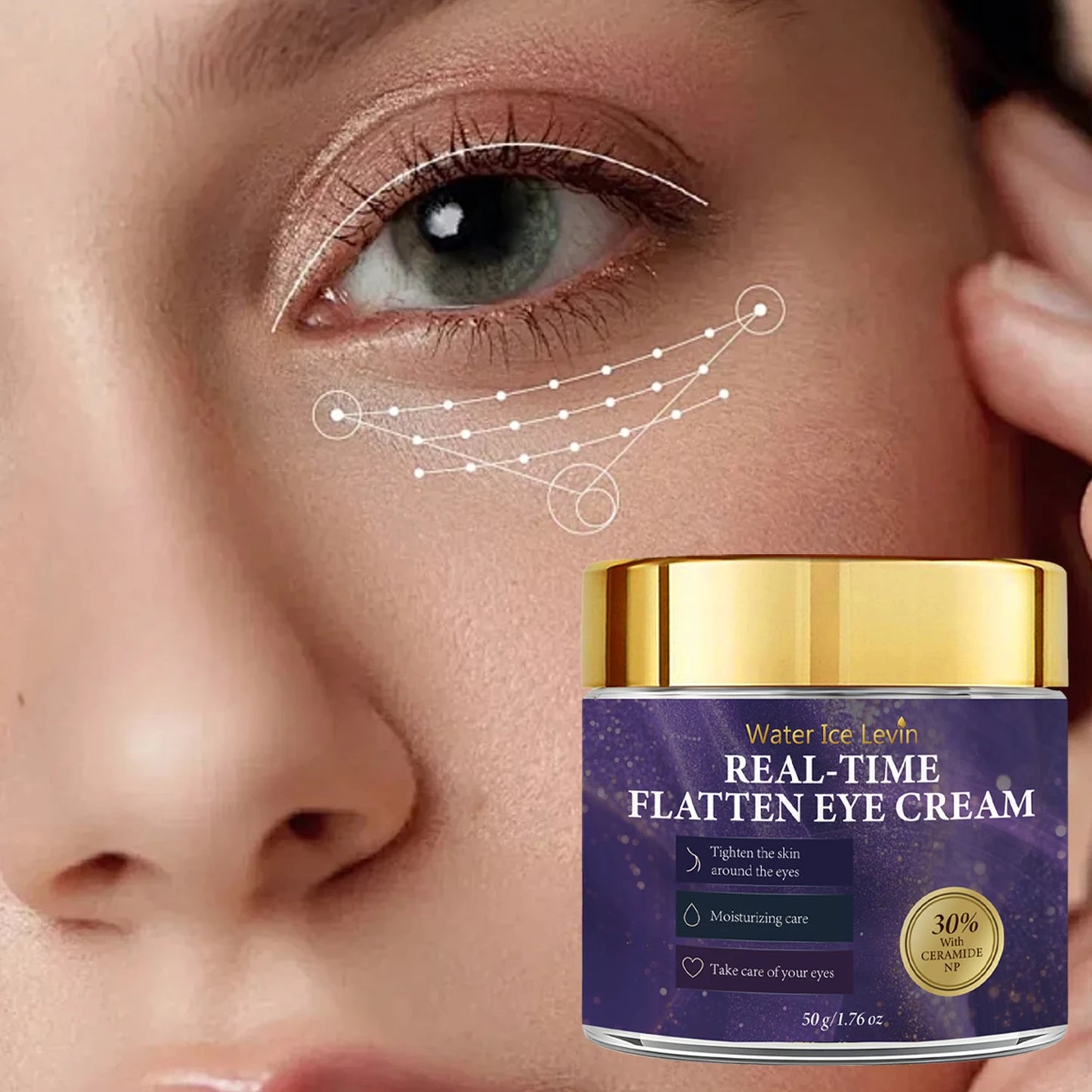 Firming Eye Cream – Collagen, Caffeine, Retinol & Hyaluronic Acid Eye Cream Peaceful Pleasures Health and Wellness