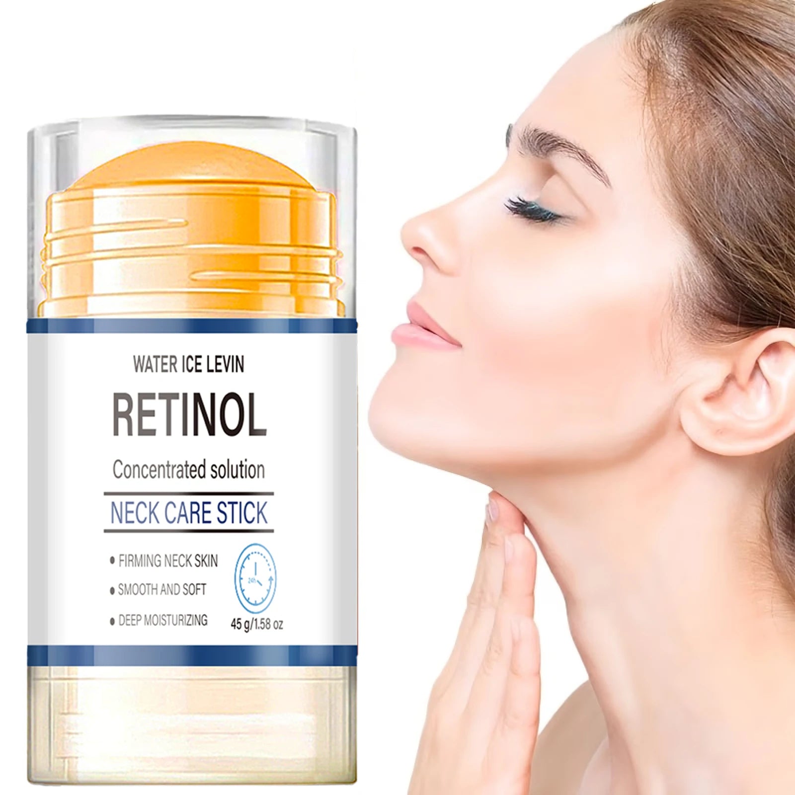 Turmeric & Retinol Neck Firming Stick – Moisturizing Neck Cream Neck Firming Cream Peaceful Pleasures Health and Wellness