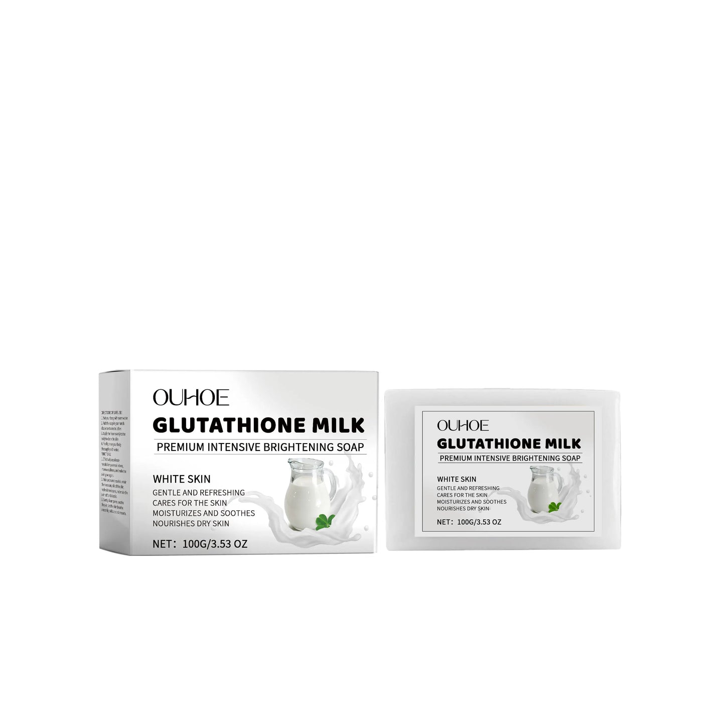 Glutathione Milk Body Soap – Moisturizing Pore Cleansing 100g