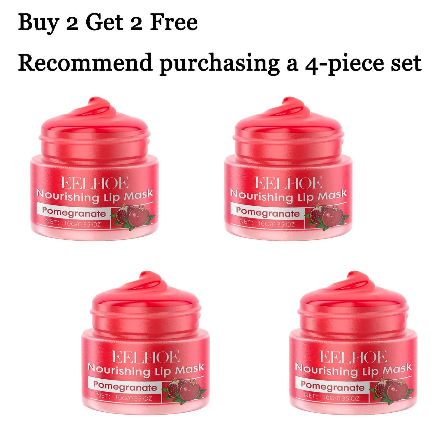 Pomegranate Lip Mask – Moisturizing, Nourishing & Smoothing