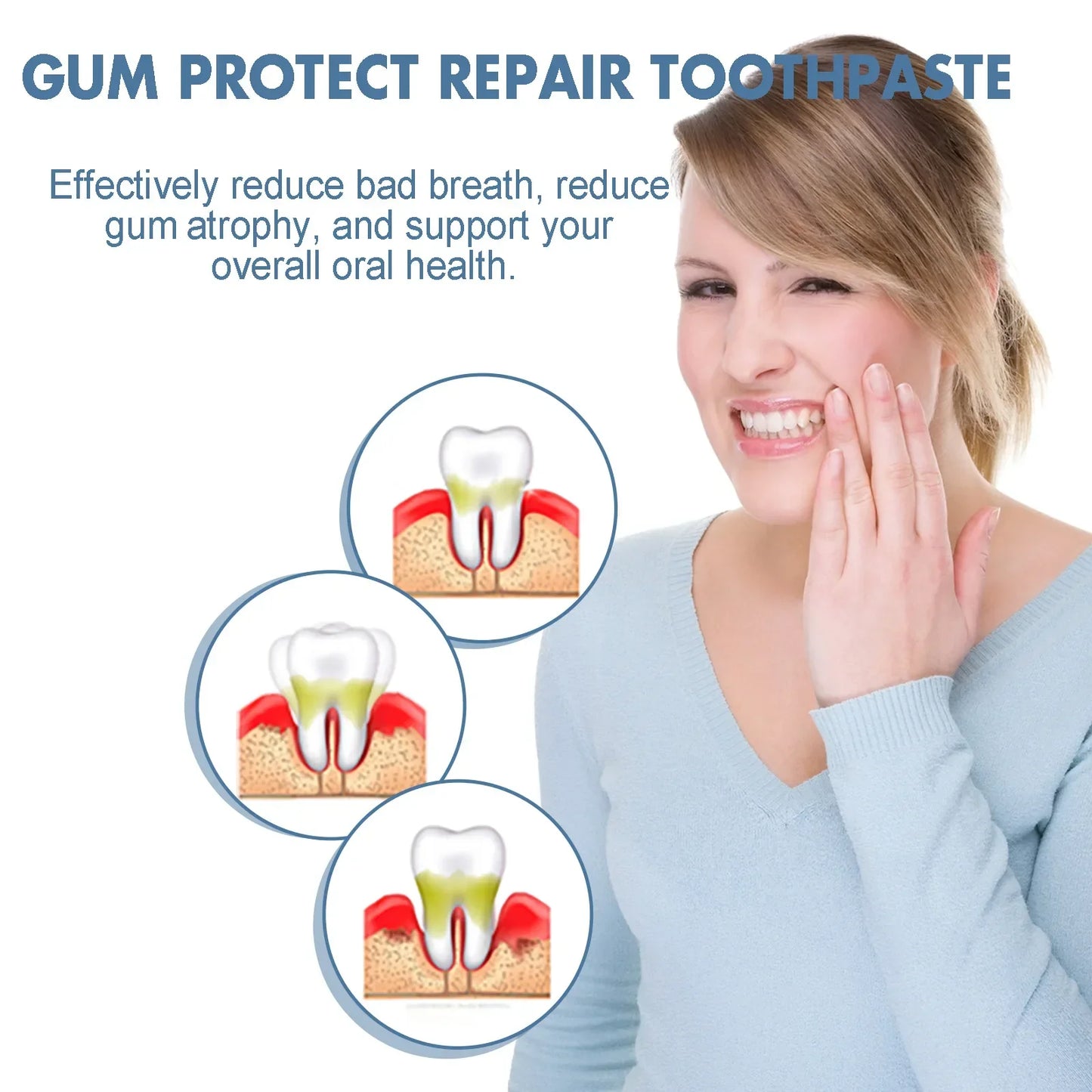 EELHOE Gum Care Toothpaste – Whitening & Plaque Removal