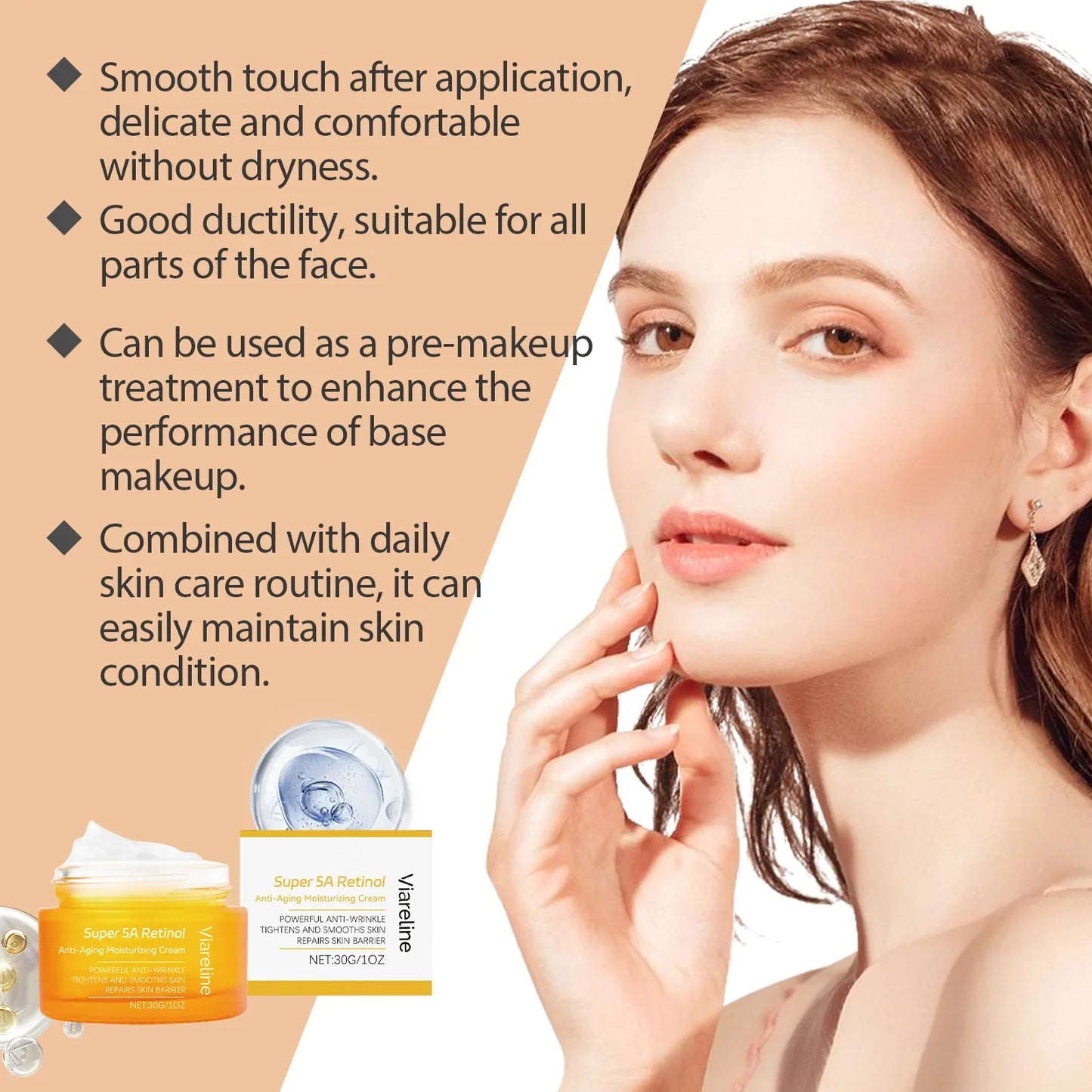 Viareline Retinol Face Lotion – Firm, Moisturize & Glow 30g