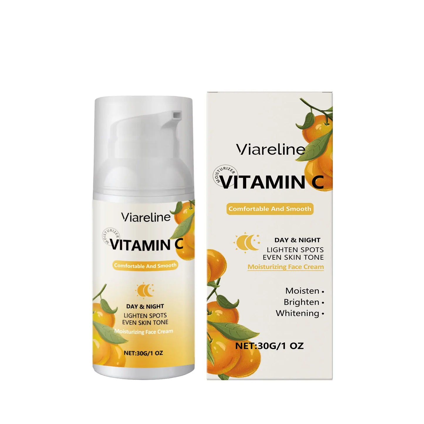 Viareline Vitamin C Face Cream – Brightening & Deep Moisture 30g
