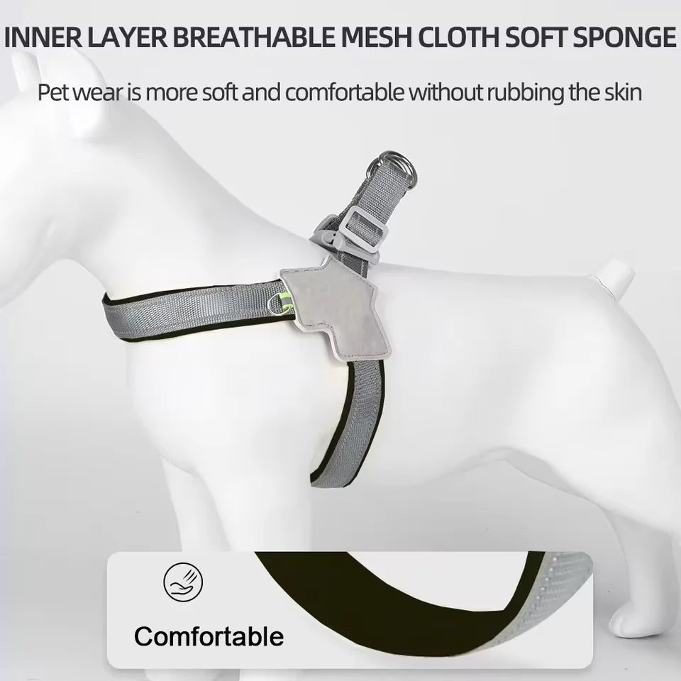Reflective No-Pull Dog Vest Harness for Small & Medium Dogs