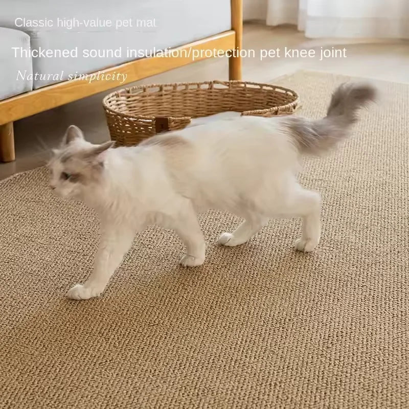 Sisal Cat Scratching Mat – Non-Slip, Cuttable & Wear-Resistant