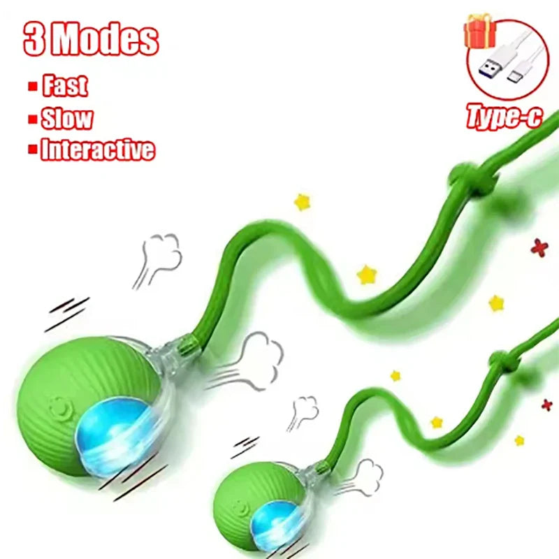 Electric Rolling Ball Cat Toy – Auto Interactive Mouse Ball