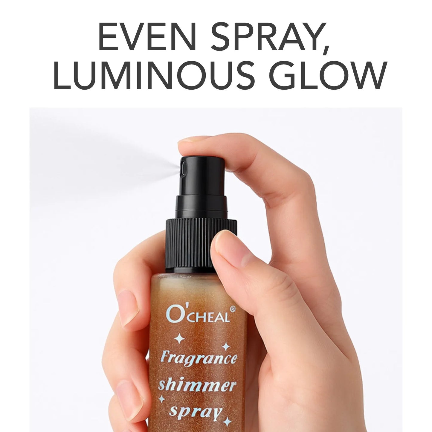 O'Cheal Shimmer Glitter Body Spray – Highlighter Mist 30ml