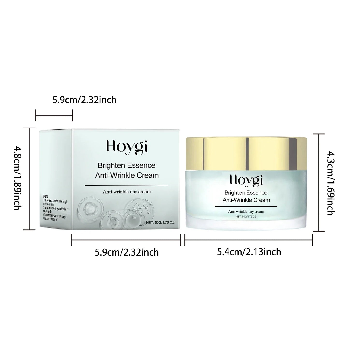 Hoygi Coffee Face & Neck Cream – Firming, Brightening, 50g