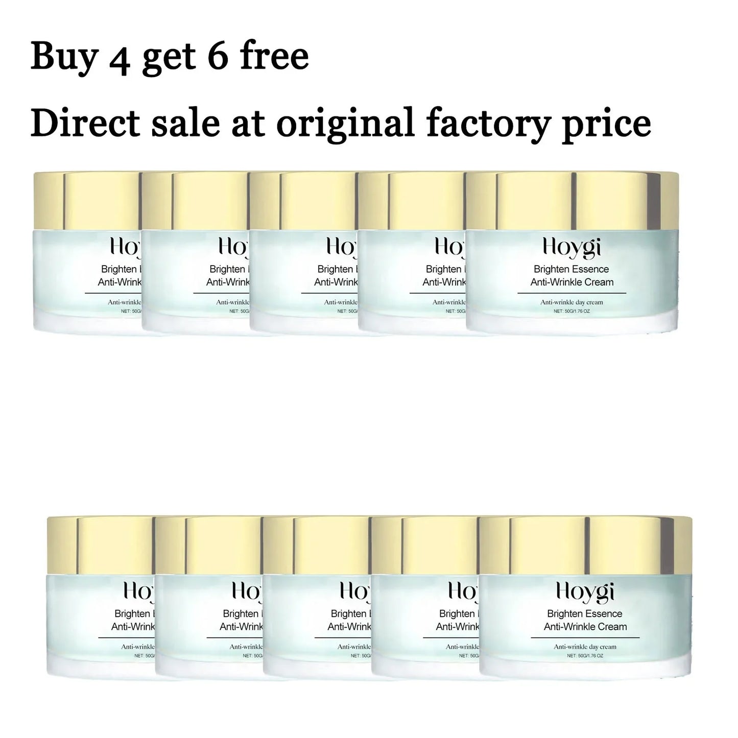 Hoygi Coffee Face & Neck Cream – Firming, Brightening, 50g