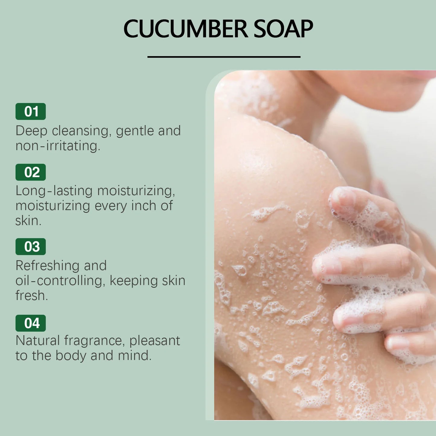 Pore-Cleansing Exfoliating Shower Soap – Oil Control & Nourishing