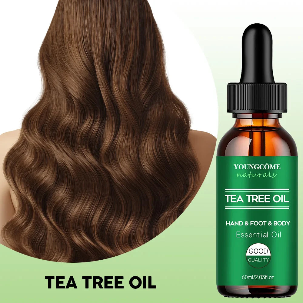 Tea Tree Essential Oil – Face, Body, Hair, Nails & Diffuser