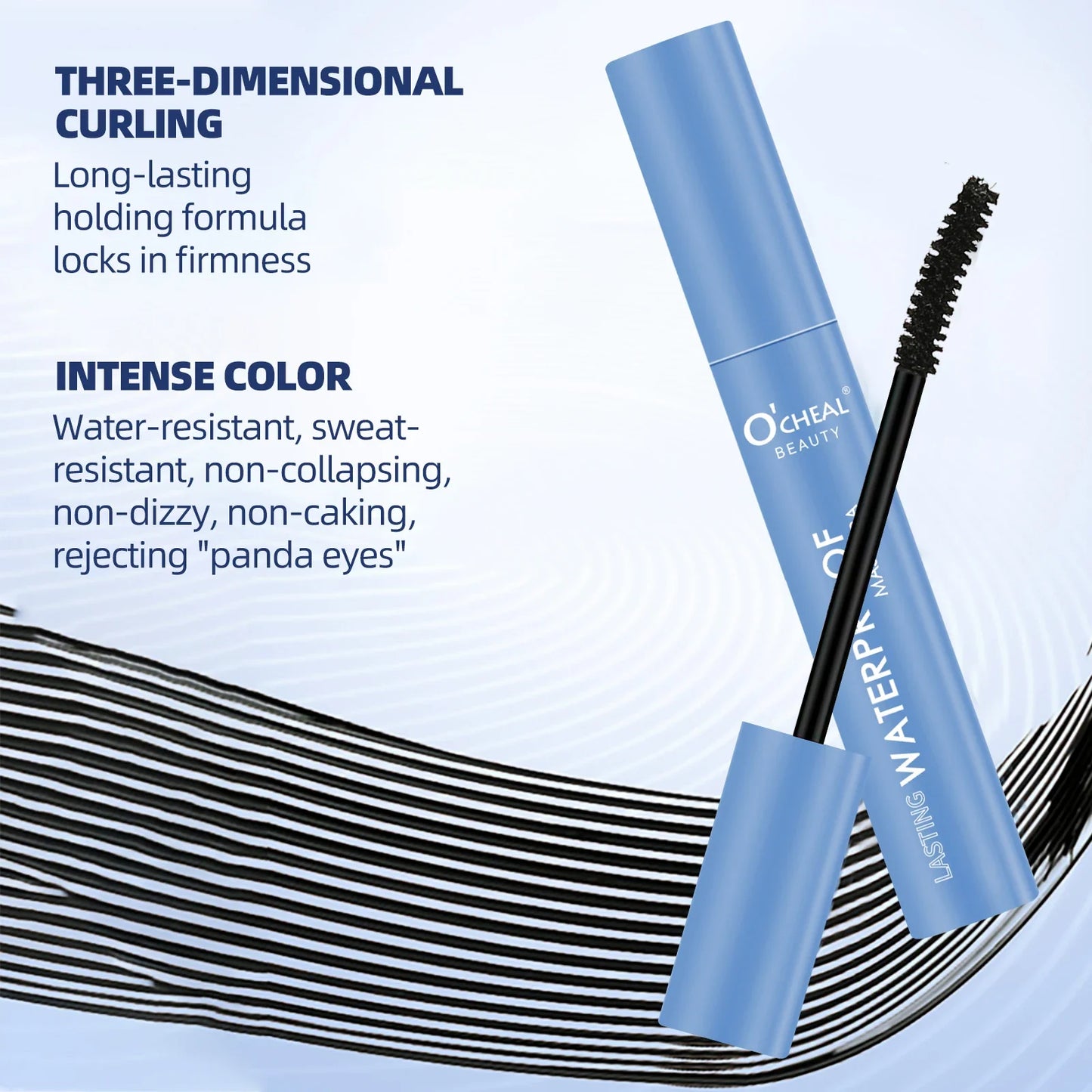 O'CHEAL 4D Waterproof Matte Mascara – Curling & Lengthening