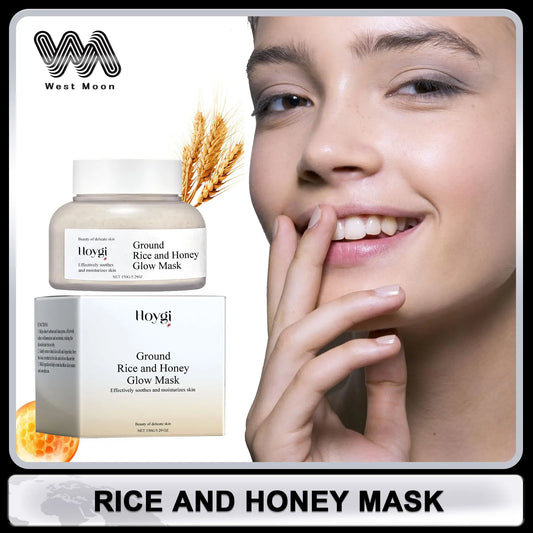 Hoygi Honey Rice Mud Mask – Pore Minimizing & Brightening 150g Clay Mud Face Mask Oasis Select