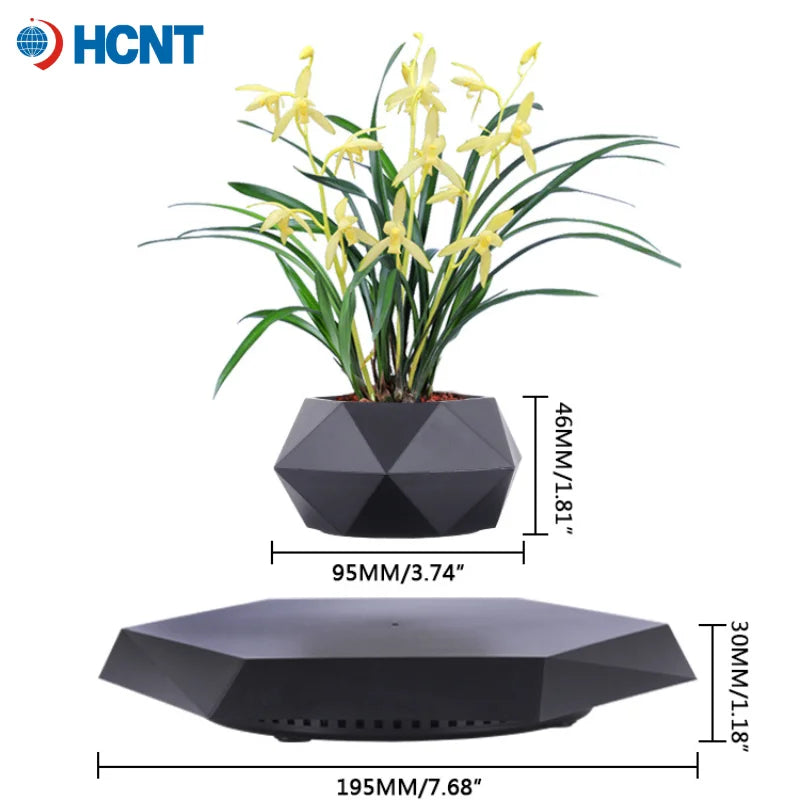 Magnetic Levitating Plant Pot | Floating Planter Home & Office