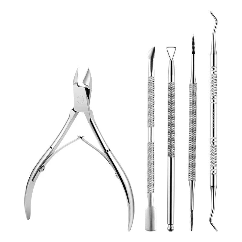 Nail Art Tools Set, Nail File, Removing Dead Skin, Polishing Nails, Delicate and Durable, Nail Art Art Artifacts Peaceful Pleasures Health and Wellness Set D