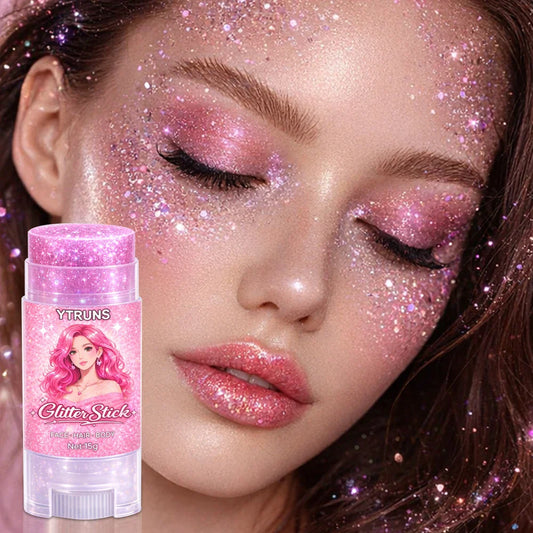 YTRUNS Star Glitter Gel Stick – Face & Body Shimmer 15g Glitter Gel Stick Oasis Select