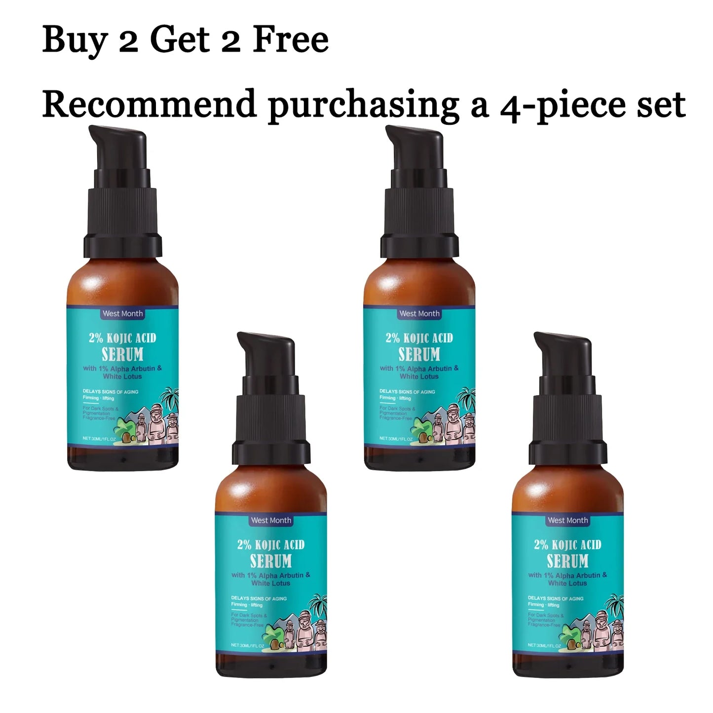 Kojic Acid Face Serum 30ml – Brighten & Even Skin Tone