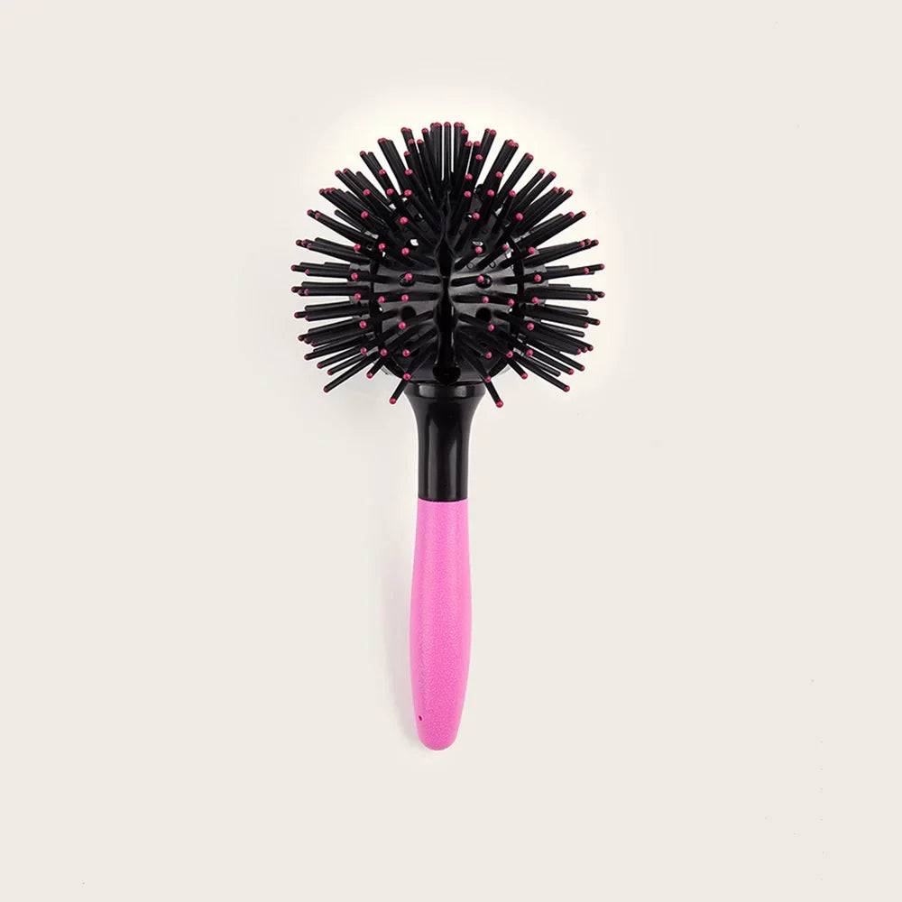 3D 360° Spherical Detangling Hair Brush – Heat Resistant Styling