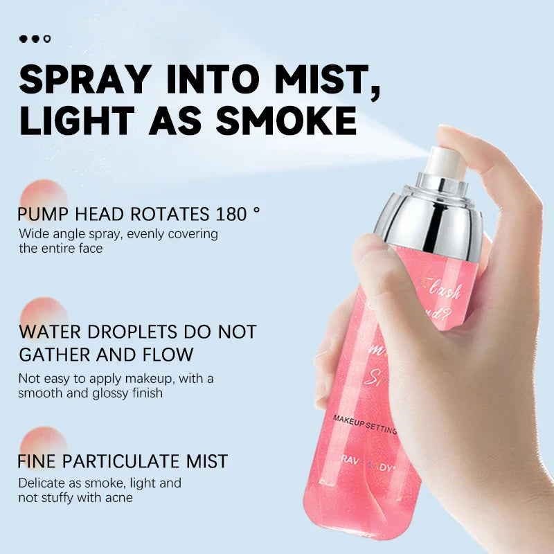 Rave Lady 115ml Rose Facial Mist Toner – Hydrating Makeup Spray