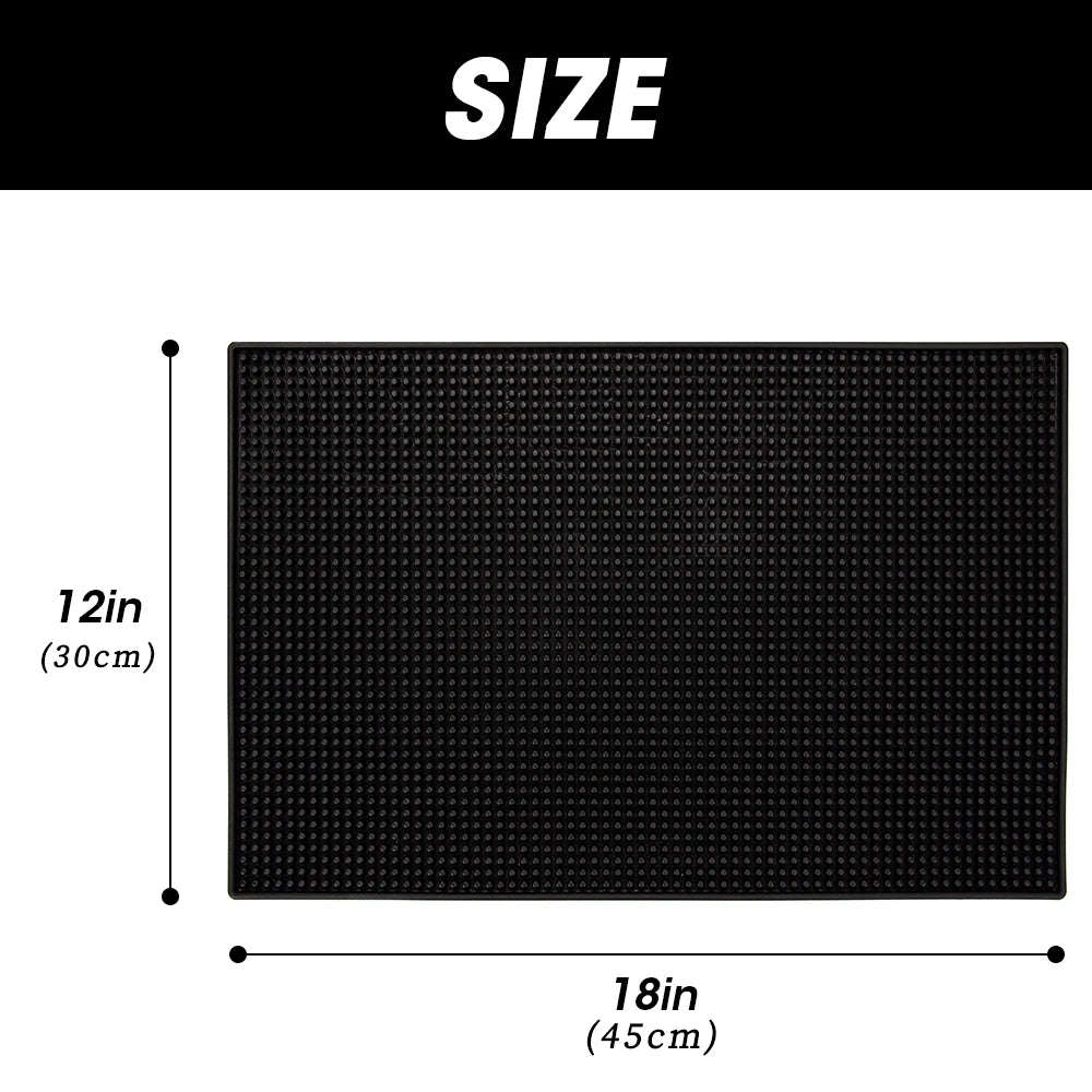 15*30 30*45 30*60Cm Beauty Salon Hair Clipper Anti-Slip Mat Hairdresser Pad Anti-Skid Mat Cushion For Barber Shop Kitchen Bar Peaceful Pleasures Health and Wellness 30-45cm