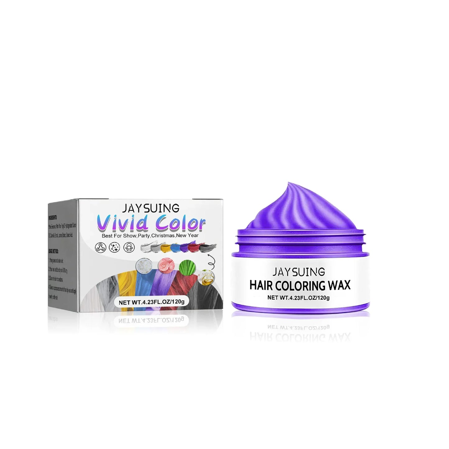 Temporary Hair Color Wax – DIY Styling Pomade 120g