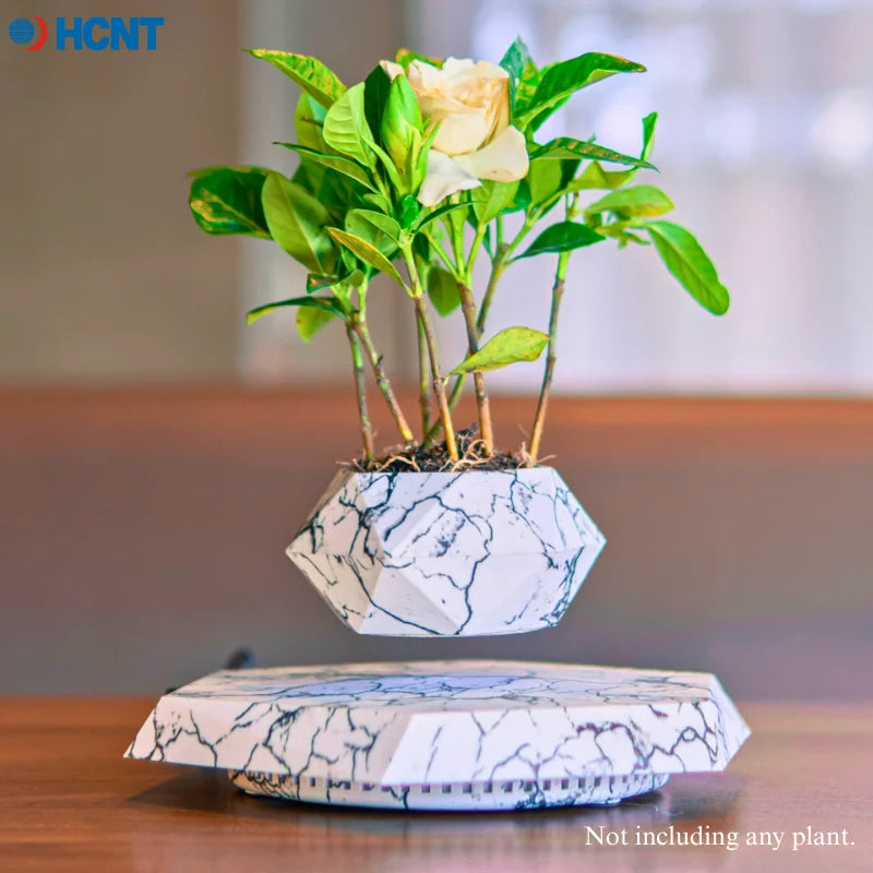 Magnetic Levitating Floating Plant Pot | Air Bonsai 360° Spin