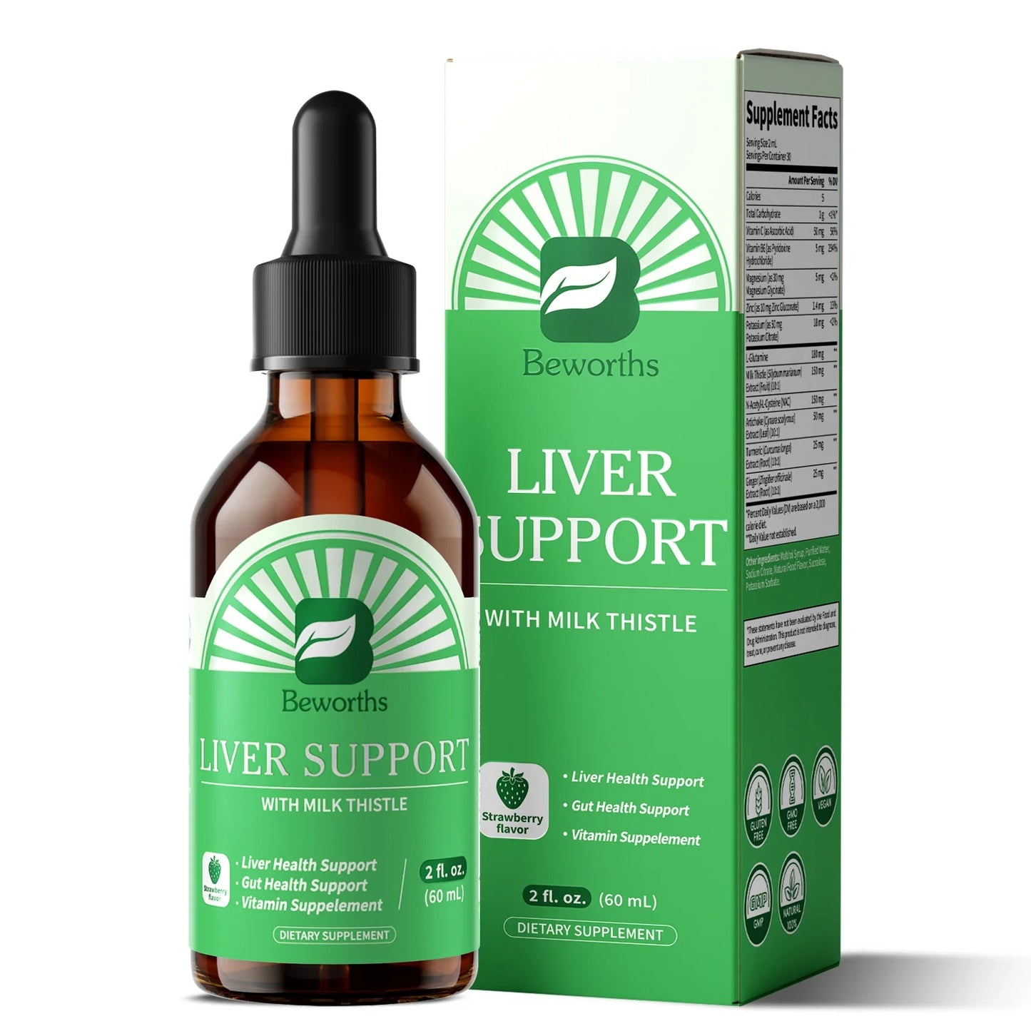 Lukaree Chlorophyll Liquid Drops – Gut, Skin & Immune Support
