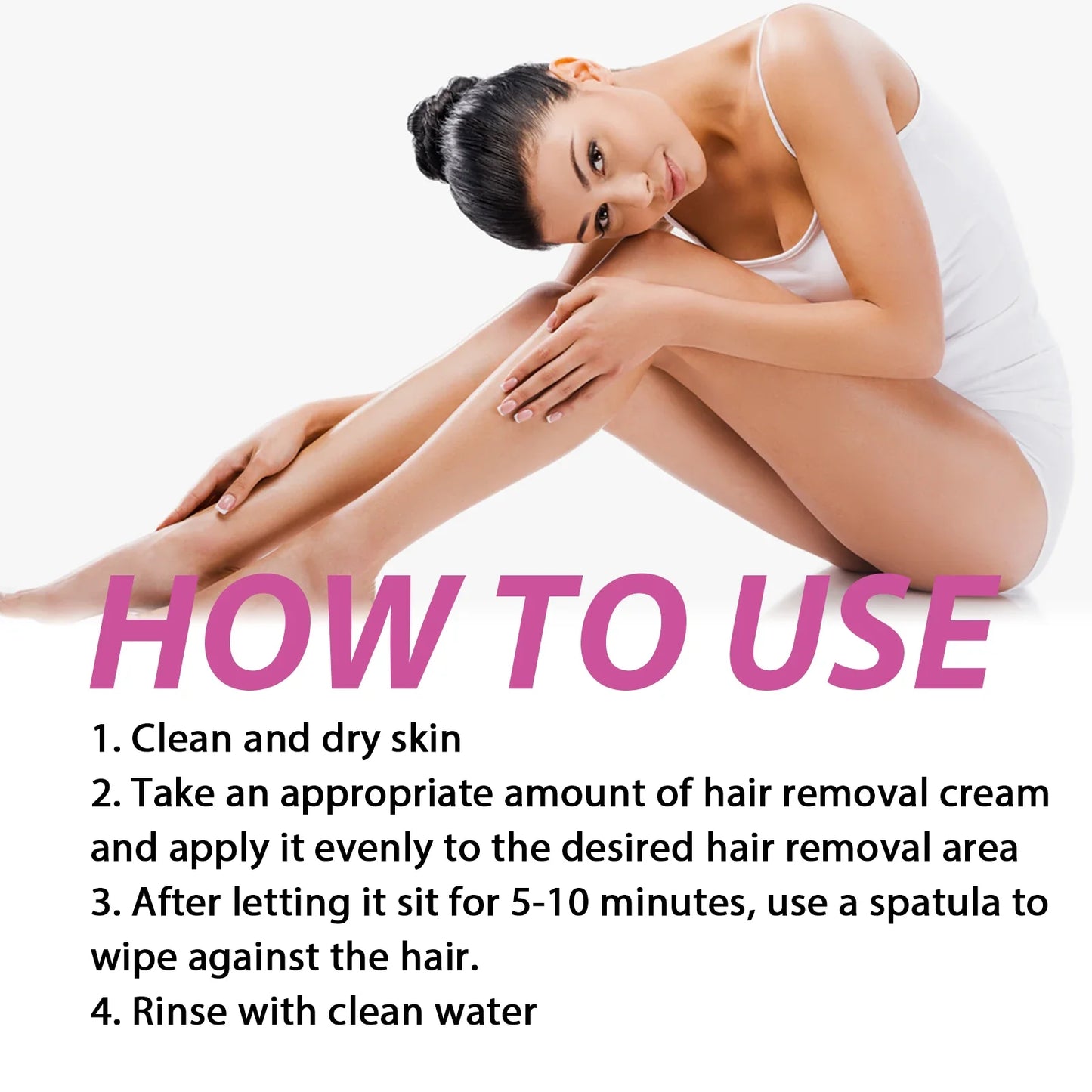 OceAura Herbal Hair Removal Cream – Gentle & Moisturizing 120g