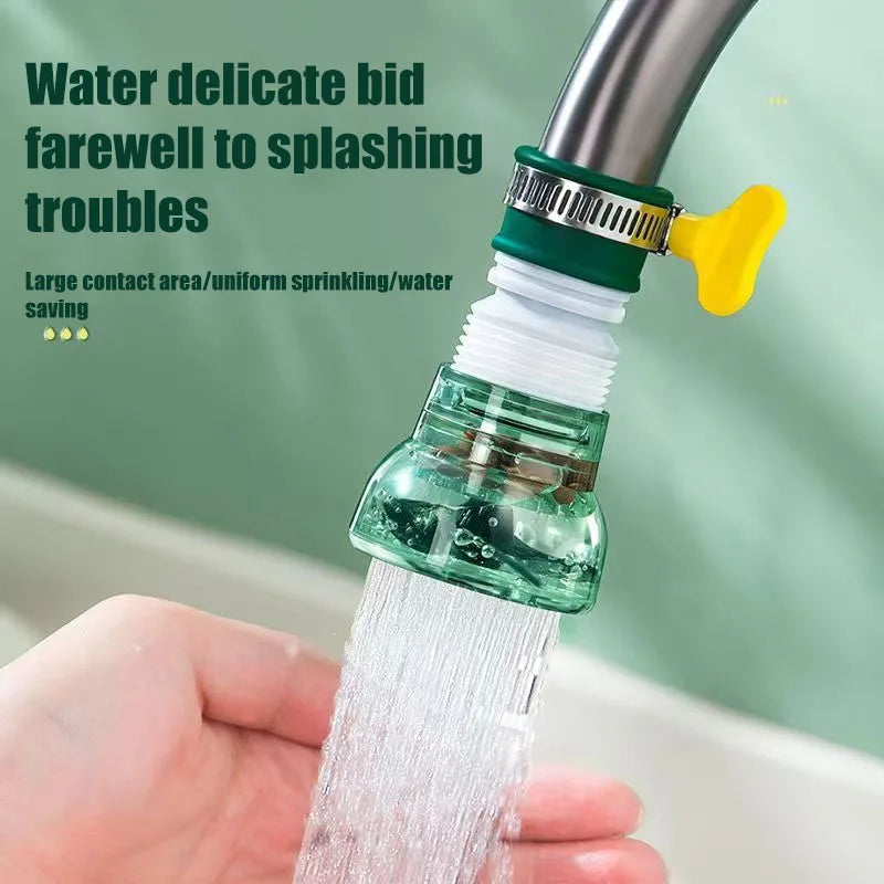 360° Faucet Extender Nozzle with Mineral Filter – Splash-Proof